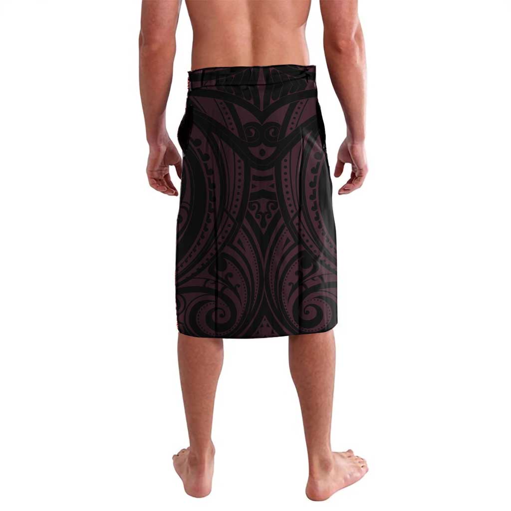 New Zealand Breast Cancer Awareness Lavalava Maori Butterfly Pink Ribbon Black Version - Aussie Hoodie