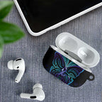 Suicide Prevention New Zealand AirPods Case Aotearoa Maori Butterfly Mix Silver Fern - Aussie Hoodie