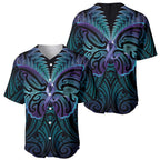 Suicide Prevention New Zealand Baseball Jersey Aotearoa Maori Butterfly Mix Silver Fern - Aussie Hoodie