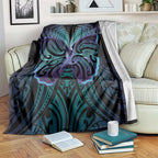 Suicide Prevention New Zealand Blanket Aotearoa Maori Butterfly Mix Silver Fern - Aussie Hoodie