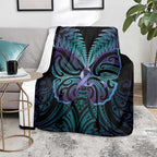 Suicide Prevention New Zealand Blanket Aotearoa Maori Butterfly Mix Silver Fern - Aussie Hoodie