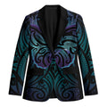 Suicide Prevention New Zealand Blazer Aotearoa Maori Butterfly Mix Silver Fern - Aussie Hoodie