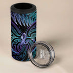 Suicide Prevention New Zealand 4 in 1 Can Cooler Tumbler Aotearoa Maori Butterfly Mix Silver Fern - Aussie Hoodie