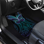 Suicide Prevention New Zealand Car Mats Aotearoa Maori Butterfly Mix Silver Fern - Aussie Hoodie