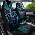 Suicide Prevention New Zealand Car Seat Cover Aotearoa Maori Butterfly Mix Silver Fern - Aussie Hoodie