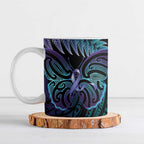 Suicide Prevention New Zealand Ceramic Mug Aotearoa Maori Butterfly Mix Silver Fern - Aussie Hoodie