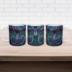 Suicide Prevention New Zealand Ceramic Mug Aotearoa Maori Butterfly Mix Silver Fern - Aussie Hoodie