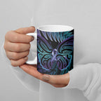 Suicide Prevention New Zealand Ceramic Mug Aotearoa Maori Butterfly Mix Silver Fern - Aussie Hoodie