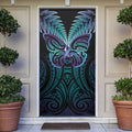 Suicide Prevention New Zealand Door Cover Aotearoa Maori Butterfly Mix Silver Fern - Aussie Hoodie