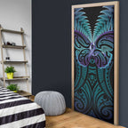 Suicide Prevention New Zealand Door Cover Aotearoa Maori Butterfly Mix Silver Fern - Aussie Hoodie