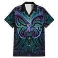 Suicide Prevention New Zealand Family Matching Mermaid Dress and Hawaiian Shirt Aotearoa Maori Butterfly Mix Silver Fern - Aussie Hoodie