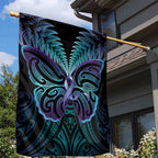 Suicide Prevention New Zealand Garden Flag Aotearoa Maori Butterfly Mix Silver Fern - Aussie Hoodie