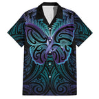 Suicide Prevention New Zealand Hawaiian Shirt Aotearoa Maori Butterfly Mix Silver Fern - Aussie Hoodie
