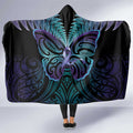 Suicide Prevention New Zealand Hooded Blanket Aotearoa Maori Butterfly Mix Silver Fern - Aussie Hoodie