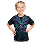 Suicide Prevention New Zealand Kid T Shirt Aotearoa Maori Butterfly Mix Silver Fern - Aussie Hoodie