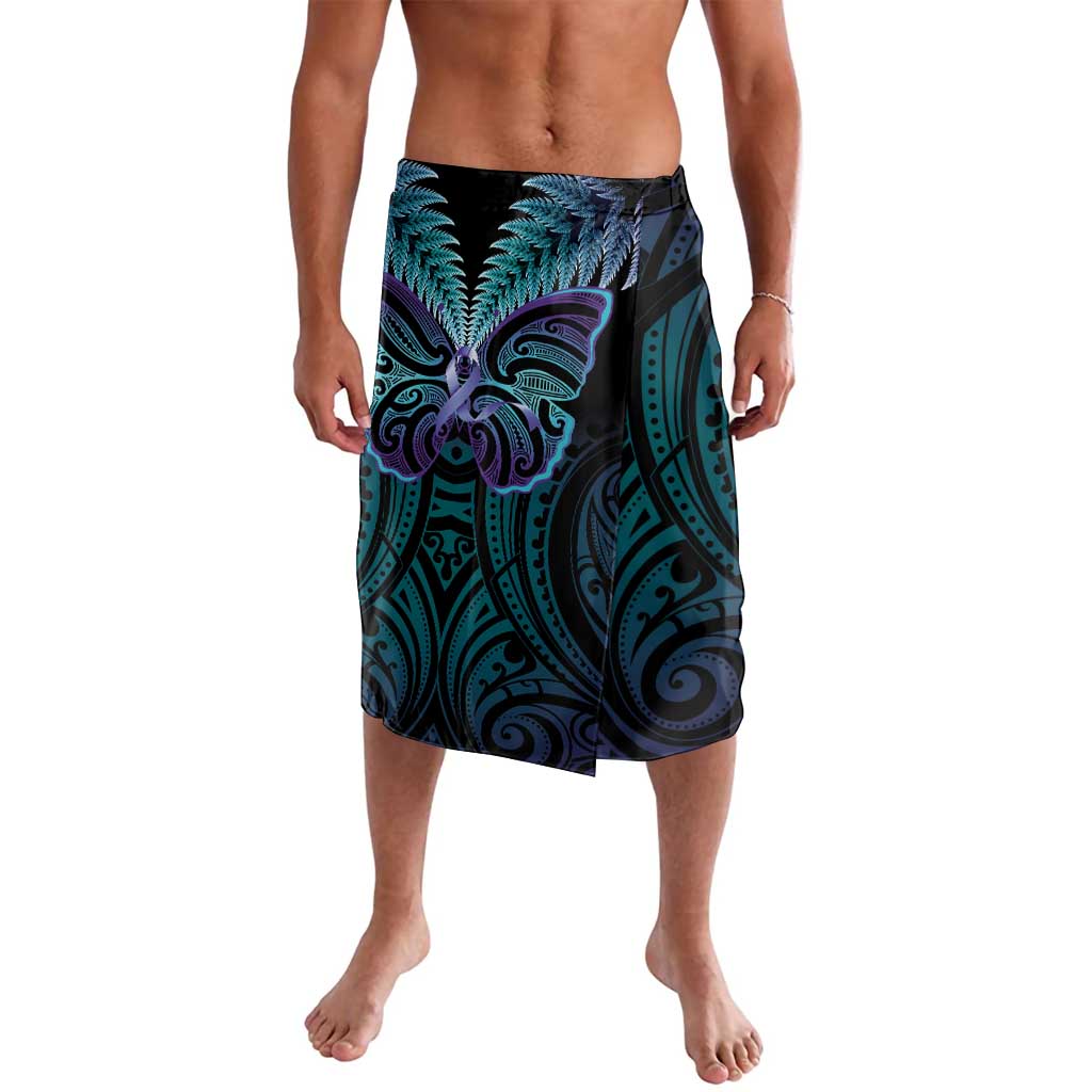 Suicide Prevention New Zealand Lavalava Aotearoa Maori Butterfly Mix Silver Fern - Aussie Hoodie