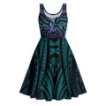 Suicide Prevention New Zealand Midi Dress Aotearoa Maori Butterfly Mix Silver Fern - Aussie Hoodie