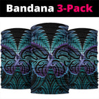 Suicide Prevention New Zealand Neck Gaiter Aotearoa Maori Butterfly Mix Silver Fern - Aussie Hoodie