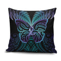Suicide Prevention New Zealand Pillow Cover Aotearoa Maori Butterfly Mix Silver Fern - Aussie Hoodie