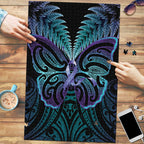 Suicide Prevention New Zealand Puzzle Aotearoa Maori Butterfly Mix Silver Fern - Aussie Hoodie