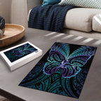Suicide Prevention New Zealand Puzzle Aotearoa Maori Butterfly Mix Silver Fern - Aussie Hoodie