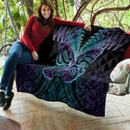 Suicide Prevention New Zealand Quilt Aotearoa Maori Butterfly Mix Silver Fern - Aussie Hoodie
