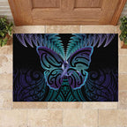 Suicide Prevention New Zealand Rubber Doormat Aotearoa Maori Butterfly Mix Silver Fern - Aussie Hoodie