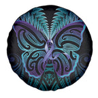 Suicide Prevention New Zealand Spare Tire Cover Aotearoa Maori Butterfly Mix Silver Fern - Aussie Hoodie