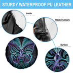Suicide Prevention New Zealand Spare Tire Cover Aotearoa Maori Butterfly Mix Silver Fern - Aussie Hoodie