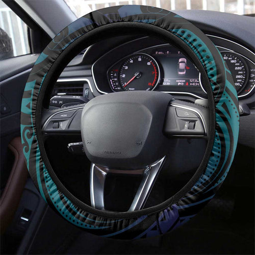 Suicide Prevention New Zealand Steering Wheel Cover Aotearoa Maori Butterfly Mix Silver Fern - Aussie Hoodie