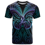 Suicide Prevention New Zealand T Shirt Aotearoa Maori Butterfly Mix Silver Fern - Aussie Hoodie