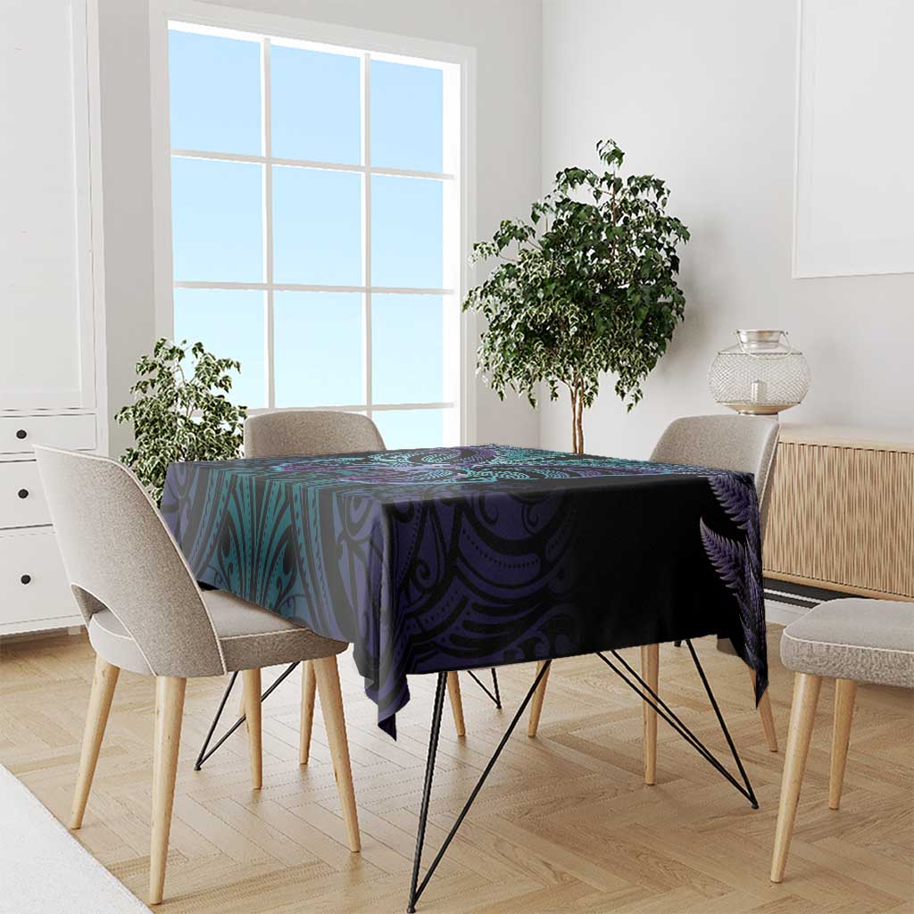 Suicide Prevention New Zealand Tablecloth Aotearoa Maori Butterfly Mix Silver Fern - Aussie Hoodie