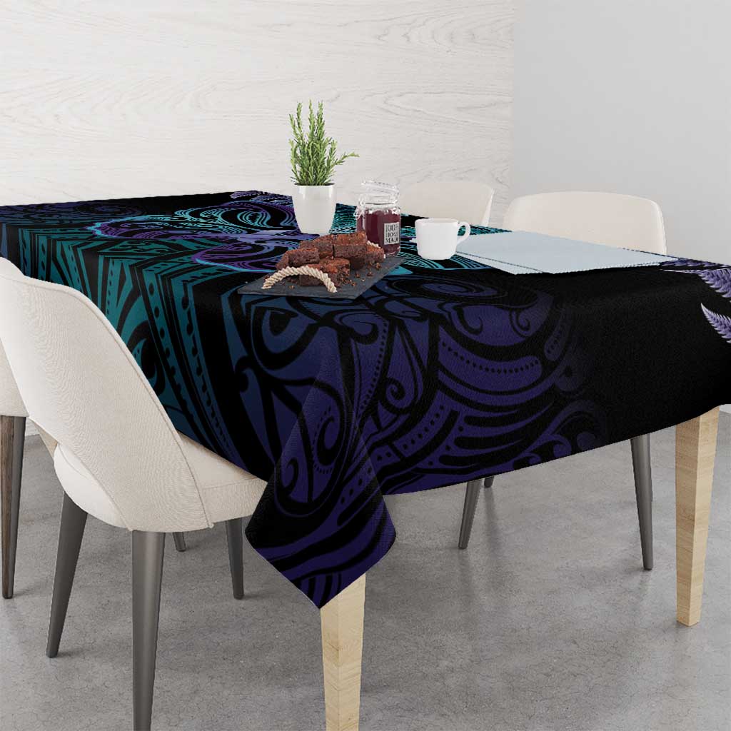 Suicide Prevention New Zealand Tablecloth Aotearoa Maori Butterfly Mix Silver Fern - Aussie Hoodie