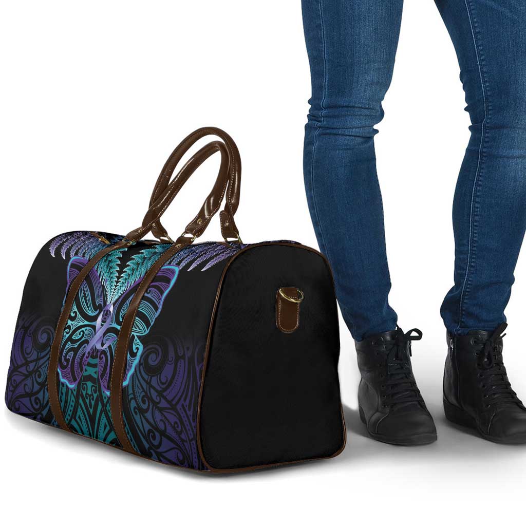Suicide Prevention New Zealand Travel Bag Aotearoa Maori Butterfly Mix Silver Fern - Aussie Hoodie