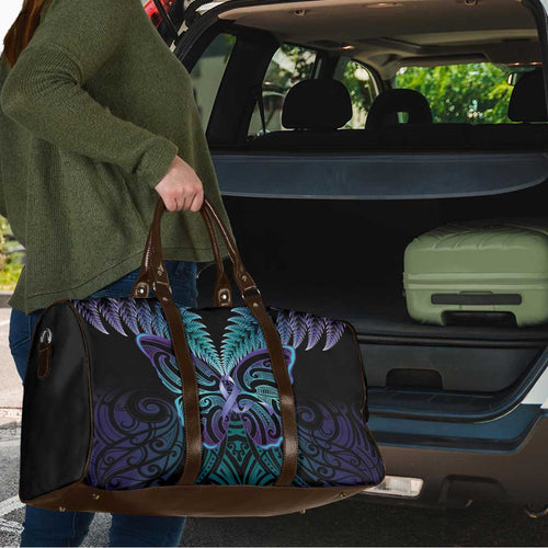 Suicide Prevention New Zealand Travel Bag Aotearoa Maori Butterfly Mix Silver Fern - Aussie Hoodie