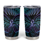 Suicide Prevention New Zealand Tumbler Cup Aotearoa Maori Butterfly Mix Silver Fern - Aussie Hoodie