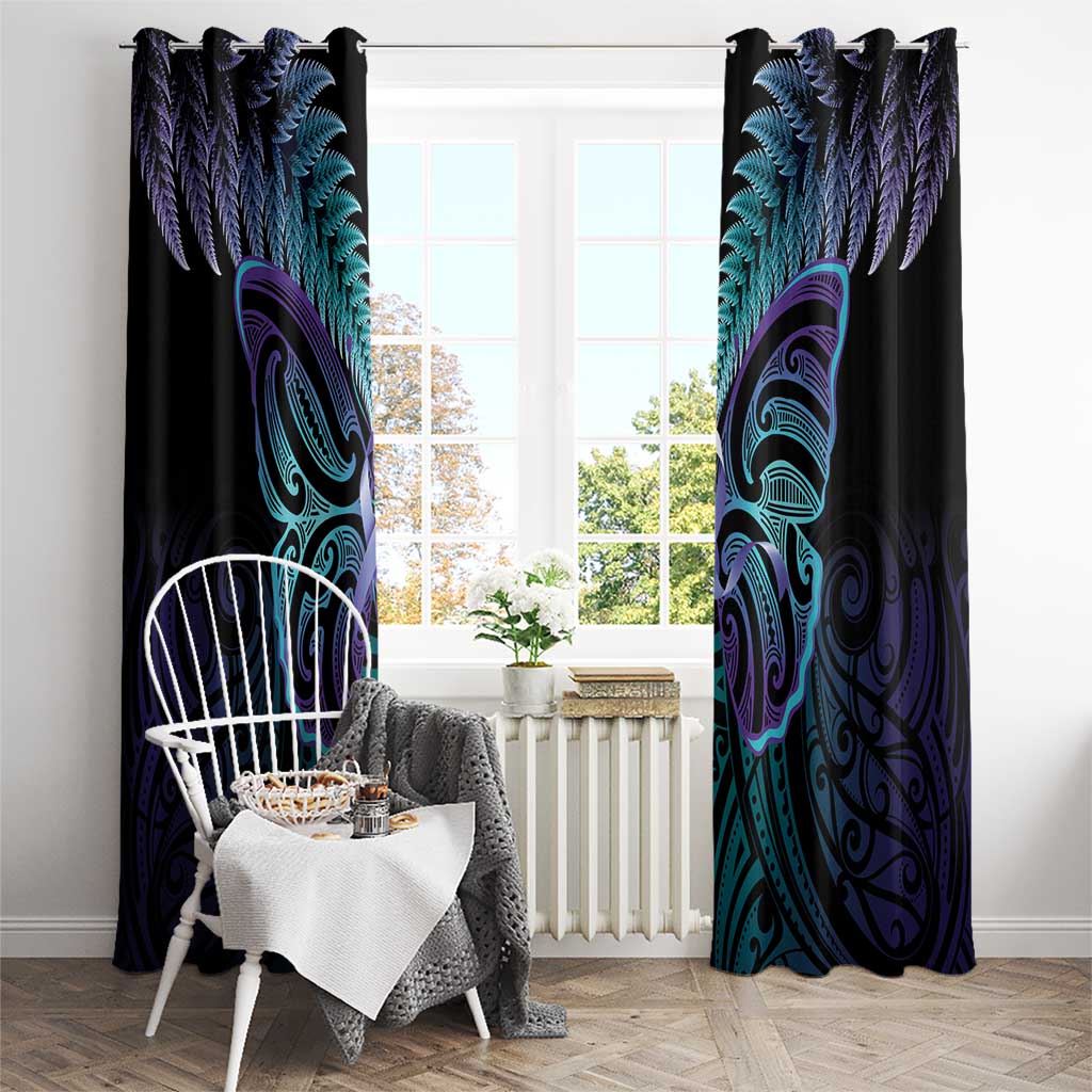 Suicide Prevention New Zealand Window Curtain Aotearoa Maori Butterfly Mix Silver Fern - Aussie Hoodie