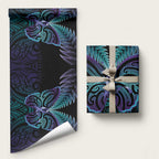 Suicide Prevention New Zealand Wrapping Paper Aotearoa Maori Butterfly Mix Silver Fern - Aussie Hoodie