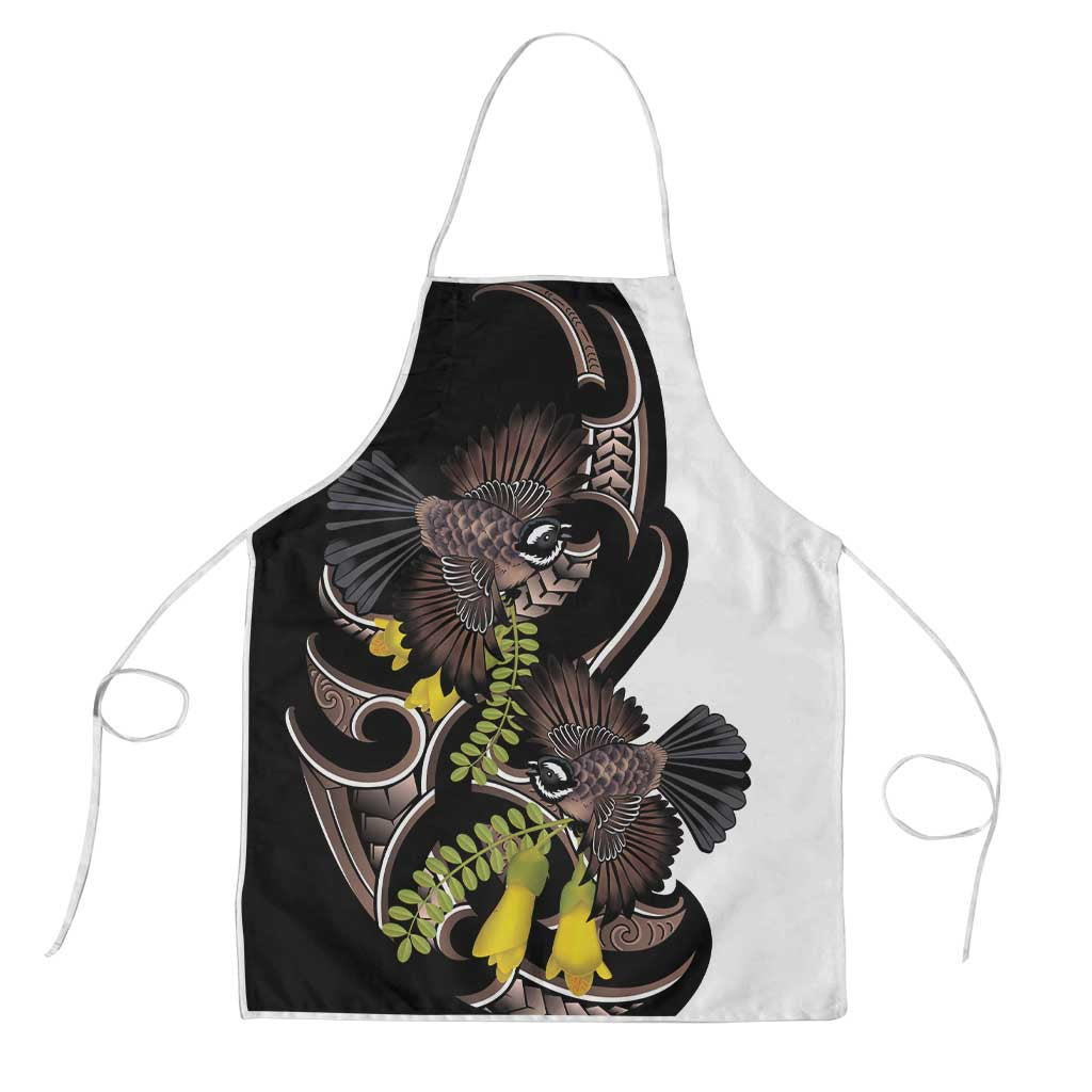 New Zealand Valentines Day Apron Piwakawaka Lovers Maori Koru Tattoo - Aussie Hoodie