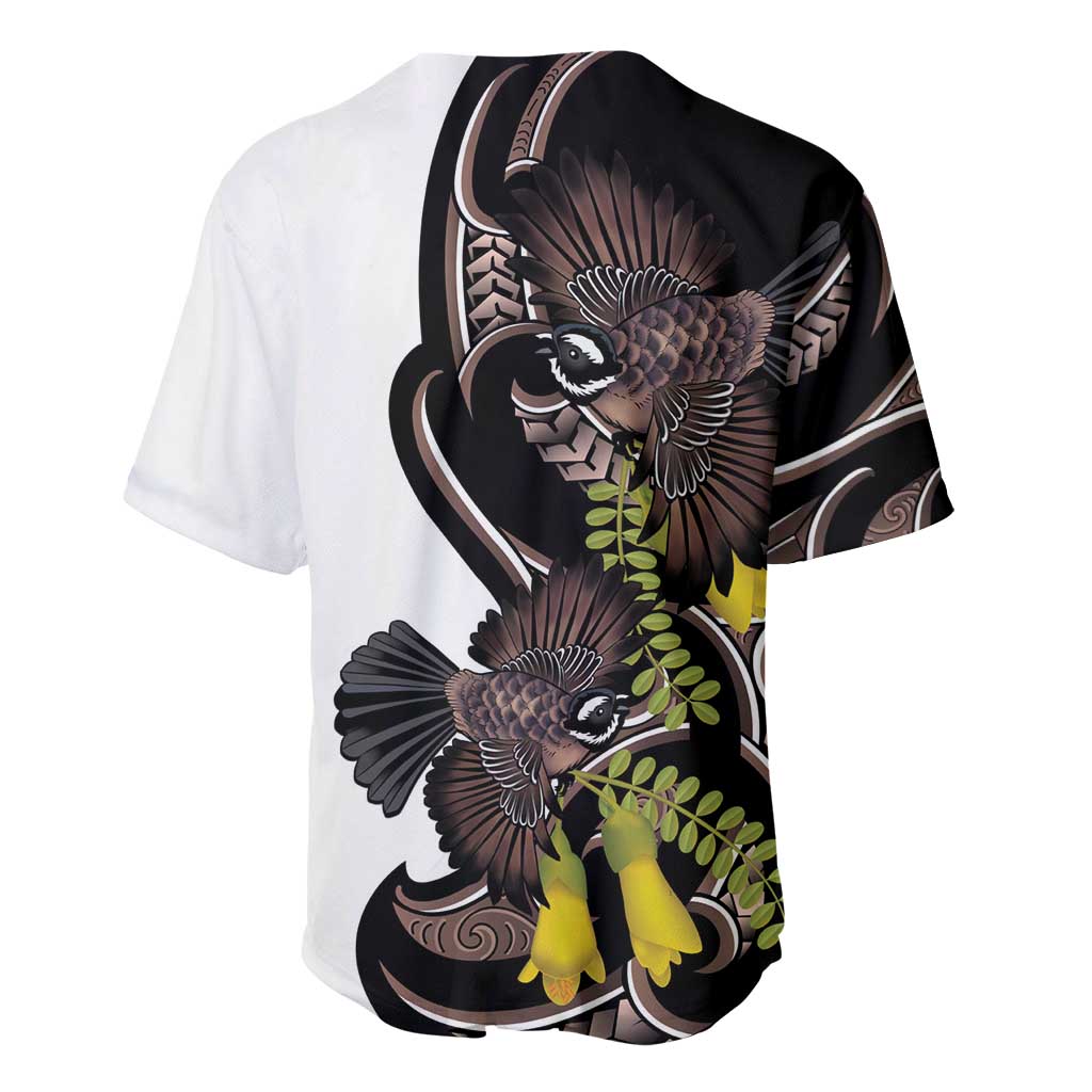 New Zealand Valentines Day Baseball Jersey Piwakawaka Lovers Maori Koru Tattoo - Aussie Hoodie