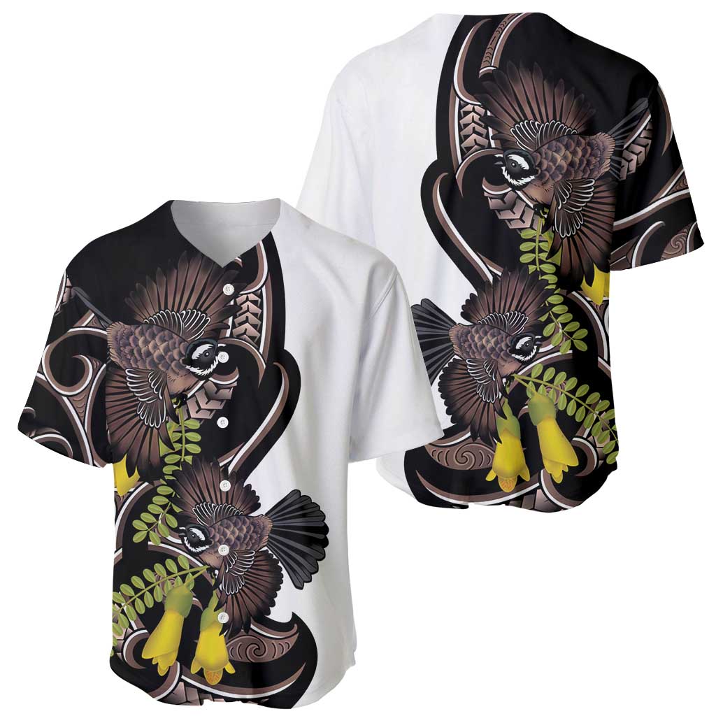 New Zealand Valentines Day Baseball Jersey Piwakawaka Lovers Maori Koru Tattoo - Aussie Hoodie