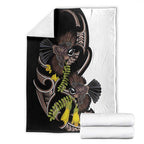 New Zealand Valentines Day Blanket Piwakawaka Lovers Maori Koru Tattoo - Aussie Hoodie
