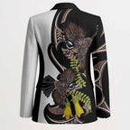 New Zealand Valentines Day Blazer Piwakawaka Lovers Maori Koru Tattoo - Aussie Hoodie