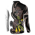New Zealand Valentines Day Button Sweatshirt Piwakawaka Lovers Maori Koru Tattoo - Aussie Hoodie