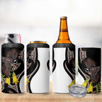 New Zealand Valentines Day 4 in 1 Can Cooler Tumbler Piwakawaka Lovers Maori Koru Tattoo - Aussie Hoodie