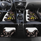 New Zealand Valentines Day Car Mats Piwakawaka Lovers Maori Koru Tattoo - Aussie Hoodie