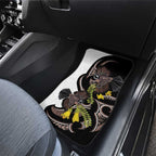 New Zealand Valentines Day Car Mats Piwakawaka Lovers Maori Koru Tattoo - Aussie Hoodie