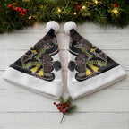 New Zealand Valentines Day Christmas Santa Hat Piwakawaka Lovers Maori Koru Tattoo - Aussie Hoodie