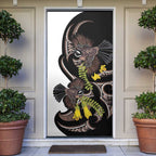 New Zealand Valentines Day Door Cover Piwakawaka Lovers Maori Koru Tattoo - Aussie Hoodie