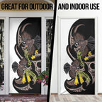 New Zealand Valentines Day Door Cover Piwakawaka Lovers Maori Koru Tattoo - Aussie Hoodie
